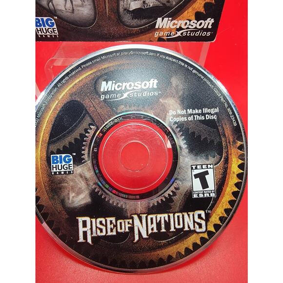 Rise of Nations PC Game: Used in Good Condition - Disk Only - Picture 3 of 4